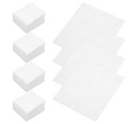 IDEANATEGRATE 1200pcs White Non-Woven Fabric Cotton Pads Disposable Makeup Remover Pads Lint-Free Soft Thin Facial Cleaning Patches for Nail Polish Removal and Daily Makeup Removal