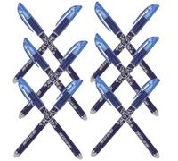IDEANATEGRATE 12pcs Blue Erasable Gel Ink Pens with 0.5mm Fine Point, Smooth Writing No Residue, Ergonomic Abs Body, for Students, School, Office, and Everyday Use Assorted style