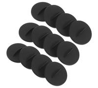 IDEANATEGRATE 12pcs Hydroponic Grow Covers 1.5 Inch round Plastic Hole Drainage Covers for Roots and Hydroponic Garden Light Blockage Protective Covering for Indoor Setups