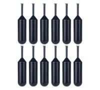 IDEANATEGRATE 12pcs Roller Stamp Refill Ink Privacy Protection Ink for Identity Security Sensitive Data Blocking Mail Bills Tax Documents for Confidential Stamps