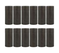 IDEANATEGRATE 12pcs round Kraft Paperboard Tubes Essential Oil Paper Tube Packaging Box for Lip Balm and Skincare Cylinder Cardboard Box Lids