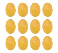 IDEANATEGRATE 12pcs Yellow Organic Silk Silkworm Cleansing Balls for Face Deep Cleansing and Removes Make-up Residue Gentle Facial Scrub for Daily Skin Care