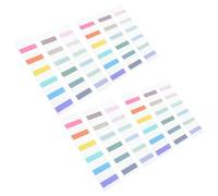 IDEANATEGRATE 180pcs Colored Note Tabs Sticky Index Tabs Coated Adhesive Stickers for Reading and Annotating Books Easy to Carry Page Markers and Notebook for Office and School Use