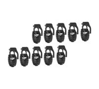 IDEANATEGRATE 18pcs Mini Size PVC Shoelace Clasps for Boots and Outdoor Use, Sturdy Shoe Fasteners that Keep Shoelaces in Place, for Hiking and Sports Outdoor Shoes Accessories