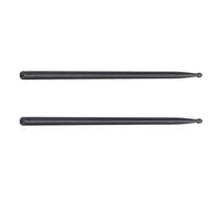 IDEANATEGRATE 1pair 5a Carbon Fiber Drum Sticks for Percussion Instruments, Black Jazz Drumsticks with No Burr and Not Easy to Deform, Professional Drum Accessories for Band Use and Practice