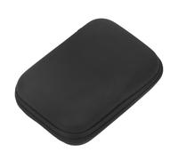 IDEANATEGRATE 2 Pcs Eva Mini Camera Case and Hard Disk Storage Box with Smooth Zipper, Hard Carrying Case for Outdoor Use and Travel, Sturdy Black Protective Storage Pouch