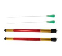 IDEANATEGRATE 2 Sets Conductor with Tube, 15-inch Orchestra Music Featuring Nonslip Comfortable Grip, Metal and Plastic Material, for Band Concerts and Choir Conductors