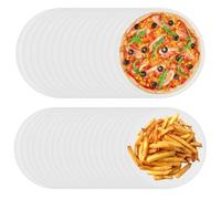 IDEANATEGRATE 200pcs White Parchment Paper Sheets for Baking Cakes and Cheesecakes, High-Temperature Resistant Multipurpose Baking Pan Liners, Greaseproof Paper for Oven and Air Fryer Use
