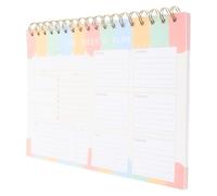 IDEANATEGRATE 2024 Daily Planner Notepad with Tear-off Pages and Delicate Appearance Design, Assorted Colour Pp and Paper Material, Suitable for Many Occasions, Monthly and Weekly Planning