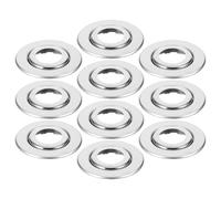 IDEANATEGRATE 20pcs 3/4 Inch Stainless Steel Double Disc Fire Sprinkler Head Escutcheon Covers, Adjustable Flange Pipe Cover for Fire Sprinkler Decoration and Protection