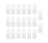 IDEANATEGRATE 20pcs Nail Polish Varnish Cover Protectors for Manicure Art Includes Scrape Nail Shield Protectors for Polish Varnish Shield and Manicure