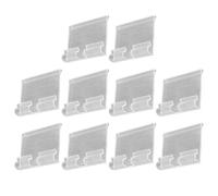 IDEANATEGRATE 20pcs PVC Shelf Tag Holders with Universal Fit and Slide-in Design for Retail Signs Display on Shelf Edge and Merchandise Display