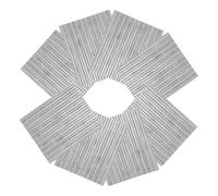 IDEANATEGRATE 24Pcs 1/35 Scale Miniature Roof Tiles, Stainless Steel Corrugated Model Building Tiles for Sand Table, DIY Dollhouse Shed and Garden Architecture Craft Supplies