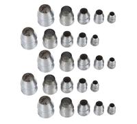 IDEANATEGRATE 25pcs Iron Round Hammer Wedge Set for Handle Fixing