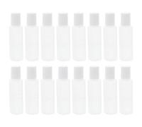 IDEANATEGRATE 25Pcs Portable Contact-lens Care Bottles with Screw Caps Mini Empty Plastic Bottles for Travel and Daily Use Refillable and Leak-resistant Liquid Containers