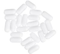 IDEANATEGRATE 25pcs Ptfe Magnetic Stirrer Bars White Coated Micro Stirring Rods for Laboratory Mixer Suitable for Magnetic Stirrer Equipment