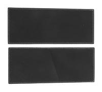 IDEANATEGRATE 2pcs Fake Leather Utensil Holder Bags for Forks and Spoons with Spacious Capacity and Comfortable Feel, for Thanksgiving and Home Dining Organization