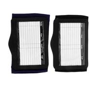 IDEANATEGRATE 2pcs Football Wristband Playbook with Play Cards, Tactical Armband for Youth Tackle Football and Baseball Coaching, Black and Navy Wrist Strap for Outdoor Training