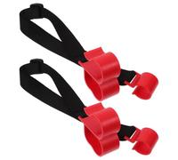 IDEANATEGRATE 2pcs Universal Trash Bin Lock Strap for Waste Bins, Plastic and Nylon Material with Elastic Band, Blocks Squirrels and Birds, Suitable for Outdoor and Kitchen Use