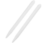 IDEANATEGRATE 2pcs White Touchscreen Pen Whiteboard Stylus Pen Dual Head Design Abs Material Sleek Stylish Elegant Smooth Writing Experience for Meeting Room Use