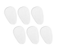 IDEANATEGRATE 3 Pairs Self-Adhesive Gel Heel Cushion Pads for Women Transparent Breathable Heel Inserts with Anti-Slip Massage Design Comfortable Shock-Absorbing Shoe Pads for Foot Relief