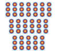 IDEANATEGRATE 30pcs Archery Target Paper for Recurve and Compound Bows, Vertical Rollable Targets with Central Mark, Coated Paper for Outdoor Ranges and Archery Training in Parks