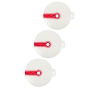 IDEANATEGRATE 3pcs Kitchen Mixing Bowl Lids Splash Guard Covers for Beating Eggs and Mixing Bowls, Versatile Pp and Silicone Anti-splash Protector to Keep Kitchen Tidy