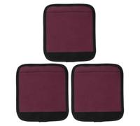 IDEANATEGRATE 3pcs Reusable Pull up Bar Grips for Doorway and Dumbbell Handles with Soft Cushion Polyester Cover, Comfortable Washable Grip Sleeves for Home Gym Fitness Equipment Protection