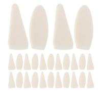 IDEANATEGRATE 40pcs White Drawing Erasers Replacement Sponge Heads for Sketching and Blending, Versatile Techniques Sponge Erasers for Art Students Drawing and Sketching Supplies