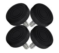 IDEANATEGRATE 4pcs Height Adjustable Suction Cup Feet for Exercise Equipment with Rubber Material and Stable Support, Convenient Mounting Hardware for Fitness Machines at Home Or Gym