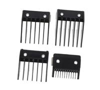IDEANATEGRATE 4pcs Iron Hasp Limiting Comb Guide Combs for Hair Clipper Accessories Professional Barber Hair Cutting Tool Calipers Positioning Home Salon Use Random Color