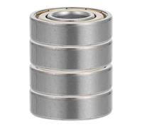 IDEANATEGRATE 4pcs Steel Bearings for Wheelchair and Walker Front Wheel Bearing Replacement, Improved Performance Internal Parts for Sturdy Mobility Equipment