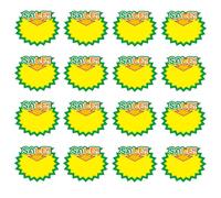 IDEANATEGRATE 50 Pcs Yellow Paper Price Tags for Retail Use, Advertising Price Labels Designed to Attract Customer Attention and Direct Shoppers to Special Products, for Garage Sale and School