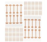 IDEANATEGRATE 50pcs Beige Nose Shaping Patches with Soft Elastic Material Breathable Self-adhesive Nose Contour Strips for Effective Reshaping and Shrinking Suitable for Daily Care