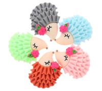 IDEANATEGRATE 5pcs Hedgehog Needle Minder Cross Stitch Needlework Supplies Lightweight Portable Plastic Magnet Sewing Accessories for Sewing and Cross-Stitch