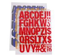 IDEANATEGRATE 5pcs Iron on English Letter Patches for Clothing and Hair Accessories, Assorted Colour Flocking Material Decorative Letter Patches for Clothes Repairing and DIY at Home Or Shopping