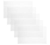 IDEANATEGRATE 5pcs Plastic Money Collector Sleeves Rigid Design Paper Money Protective Sleeve Easy to Use Currency Holder for Banknote Storage