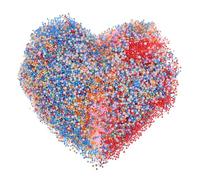 IDEANATEGRATE 6 Packs Non-Toxic Foam Beads for DIY Crafts and Pillow Stuffing, Mixed 2.5-3.5mm 4-6mm Rainbow Colored Foam Balls for Beanbag Filling and Party Decoration Random Color