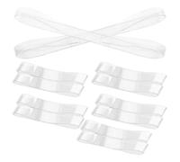 IDEANATEGRATE 6 Pairs Invisible High Heel Shoe Straps for Heels, Elastic TPU Ankle Straps with Universal Adaptability and Comfortable Design, for Social Events and Commutes