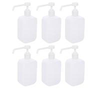 IDEANATEGRATE 6pcs 500ml Spray Bottles with Long Nozzles Hand Spray Bottles Made of Abs Material Easy to Carry and Use for Watering Plants and Hairdressing