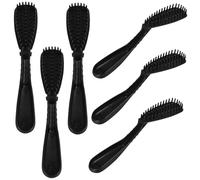 IDEANATEGRATE 6pcs Hair Dyeing Comb Brush Set with Non-slip Plastic Handles No Mess Hair Coloring Applicators Easy to Hold