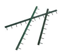 IDEANATEGRATE 6pcs Micro Landscape Road Barrier Craft Model for Sand Table and Train Diorama with Realistic Design, Finely Crafted Abs Material, for Miniature Railway Scene Decoration and Micro