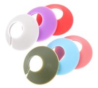 IDEANATEGRATE 6pcs Silicone Wine Glass Markers Reusable Cane Shape Drink Tags for Holiday Party and Events, Creative Identifiable Glass Identifiers to Help Guests Find Their Drink
