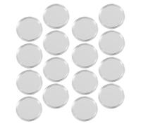 IDEANATEGRATE 80pcs Clear Plastic Coin Holders for Collectors Dustproof Round Storage Boxes with Secure Seal Ergonomic Design Compact Transparent Coin Capsules for Display and Protection