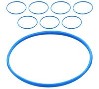 IDEANATEGRATE 8pcs Microphone Wired Rubber Grille Head 87a Rings for Mics | Rubber Replacement Rings, for Mesh Grille Heads, Finish, Studio Recordings and Live Performances