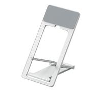 IDEANATEGRATE Adjustable Foldable Phone Stand and Tablet Holder Made of Sturdy Silicone with Creative Design, Portable for Smartphones and Tablets on Dorm and Flat Surfaces