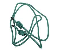 IDEANATEGRATE Adjustable Length Green Polyester Jump Rope for Home Gym and Indoor Workout, 0.66lb Cardio Booster Exercise Rope for Advanced Athletes and Ages Fitness Training