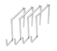 IDEANATEGRATE Adjustable Wreath Steel Headstone for Stainless 4pcs Hanger