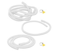 IDEANATEGRATE Air Conditioner Water Drain Hose Extension Kit with Pipe Clamp, Flexible Routing Design, Anti-Slip Textured Surface, Prevents Aging and Cracking, Suitable for Mini Split