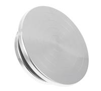 IDEANATEGRATE Aluminum Alloy Turntable for Pottery Wheel, Practical and Convenient Ceramic Clay Sculpture Platform Tool for Clay Crafts Making, Silver Rotating Pottery Wheel Turntable
